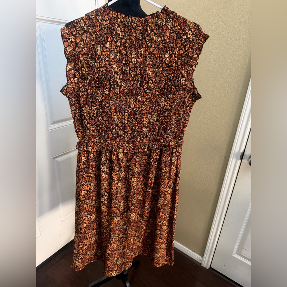 Autumn Hues Midi Dress